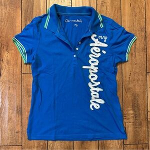 Aeropostale Blue Polo Shirt